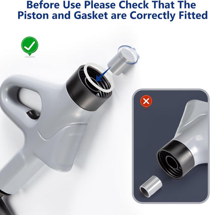 MaxxGeek Toilet Plunge Blaster, High Pressure Toilet Plunger, High-Pressure Air Drain Blaster Plunge Blaster Multi-drain Unclogger for Toilets, Bathroom Floor, Drain Sinks and Plumbing Clogs.
