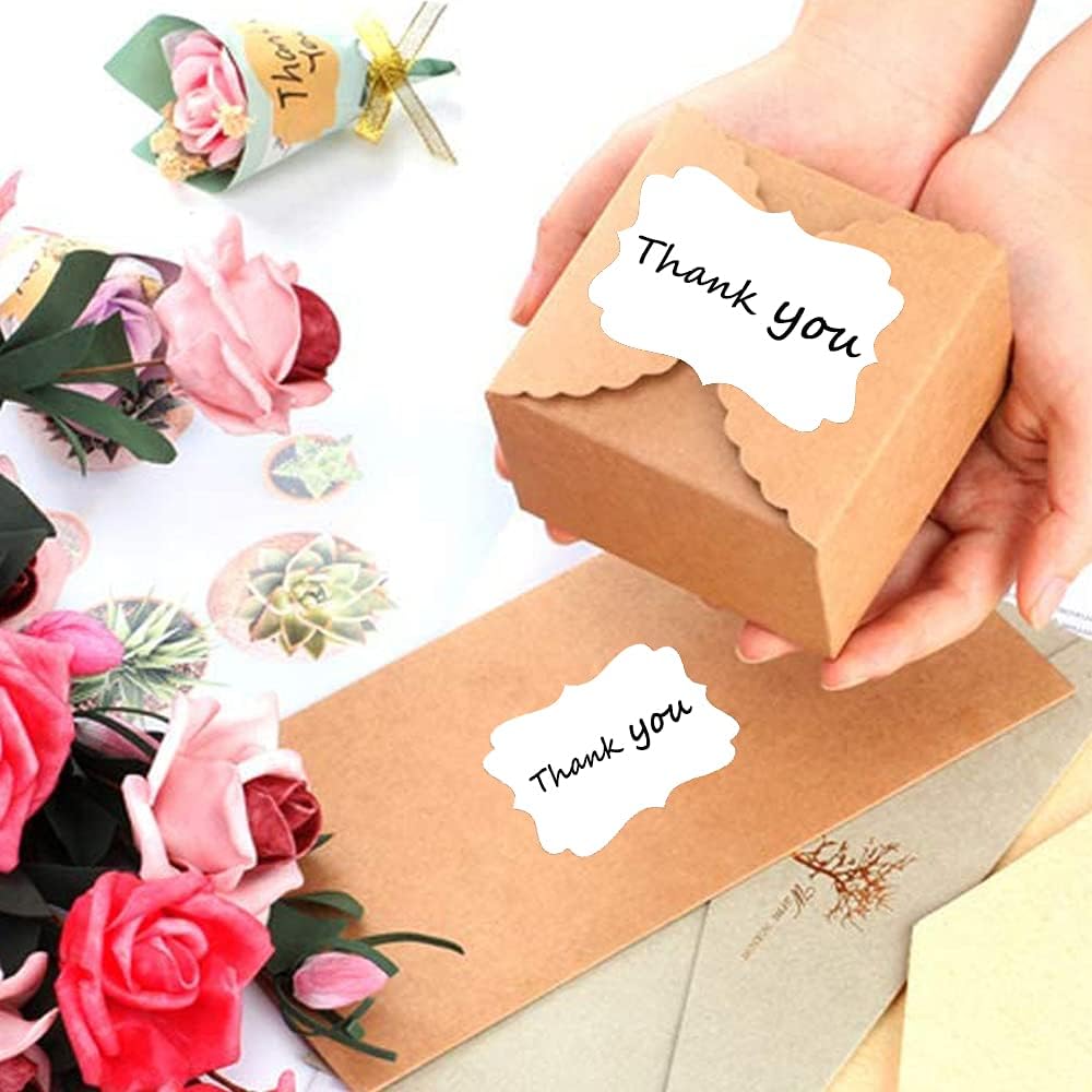 2" x 3" Kraft Label Stickers Writable Gift Labels, 200PCS Self-Adhesive Brown Labels for Essential Oil Bottle, Jars, Food Storage or Gift Decoration