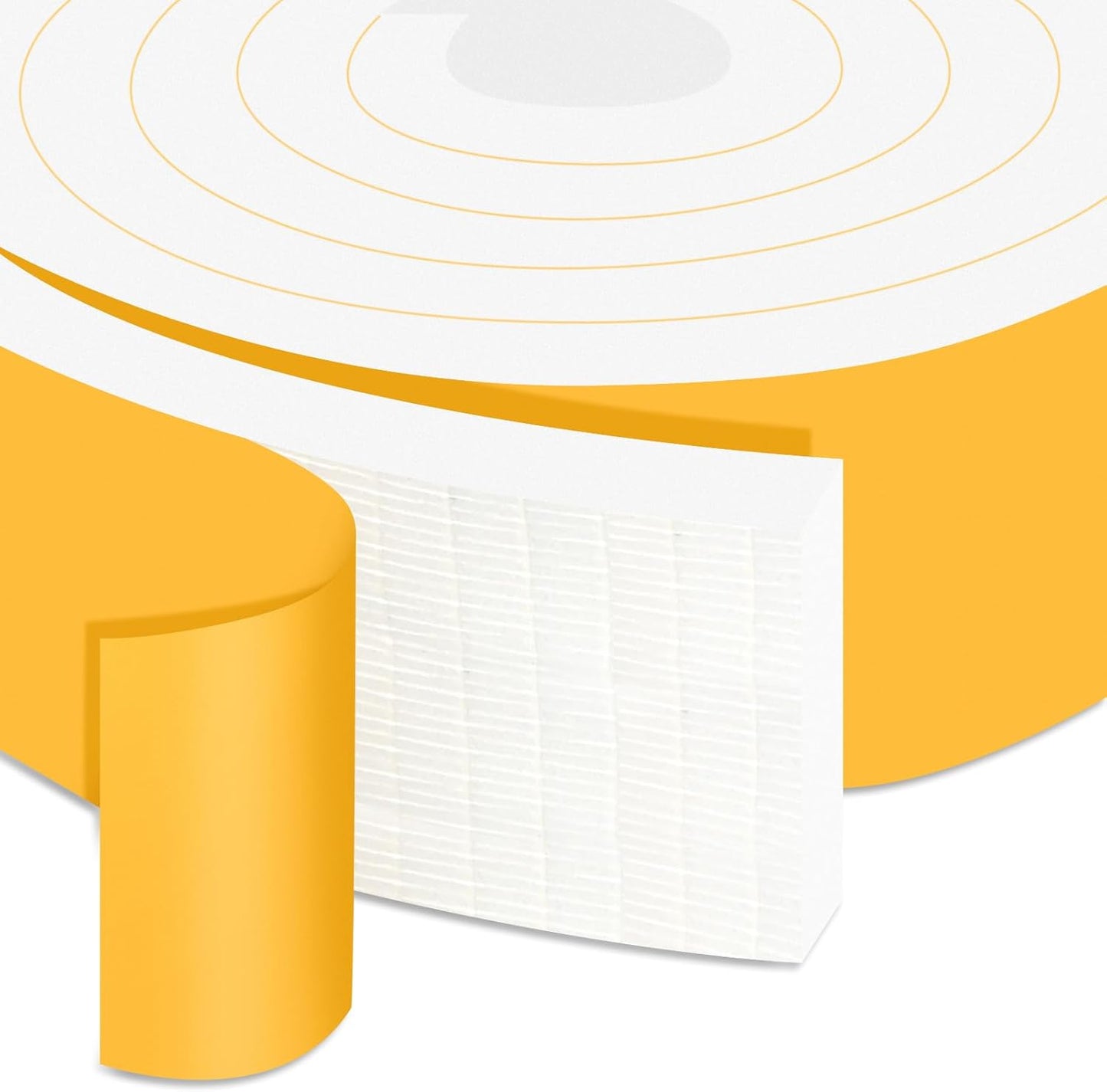 Upgraded Strong Adhesive Foam Weather Stripping Door Seal Insulation Tape for Insulating Door,Window, Air Conditioner Noise-Reduction Self Adhesive Sealing Weatherstrip (1 in x 1/2 in x 10 Ft) - Colors B
