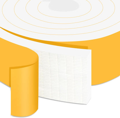 Upgraded Strong Adhesive Foam Weather Stripping Door Seal Insulation Tape for Insulating Door,Window, Air Conditioner Noise-Reduction Self Adhesive Sealing Weatherstrip (1 in x 1/2 in x 10 Ft) - Colors B