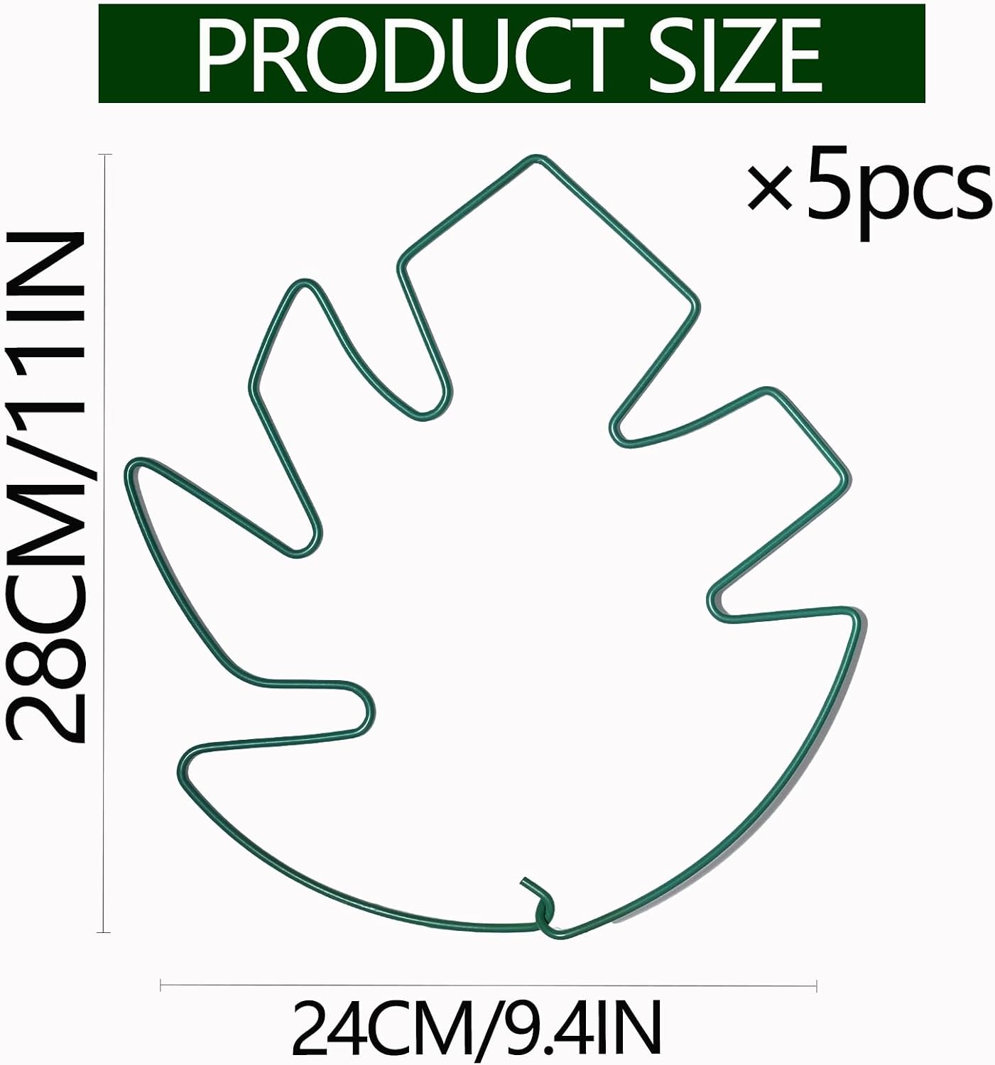Yohsnor Monstera Plant Stem Support System - 5 Piece Set (5.5x4.7in) | Durable Plant Support Stakes for Climbing Plants & Fishbone Cactus | Ideal Leaf Stabilizer for Indoor Plants & Monstera Care