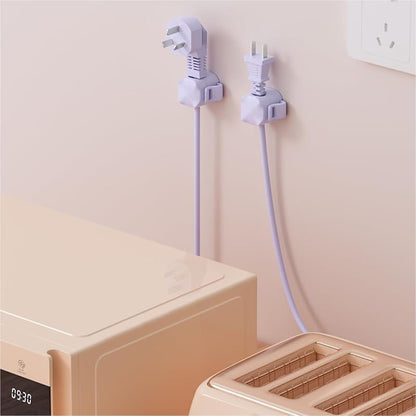 JIYHF 6 Pack Cable Clips - Adhesive Cord Organizer for Home Office Desk, Phone, Car, Wall, Desktop, Nightstand - Cable Management Solution（Black）