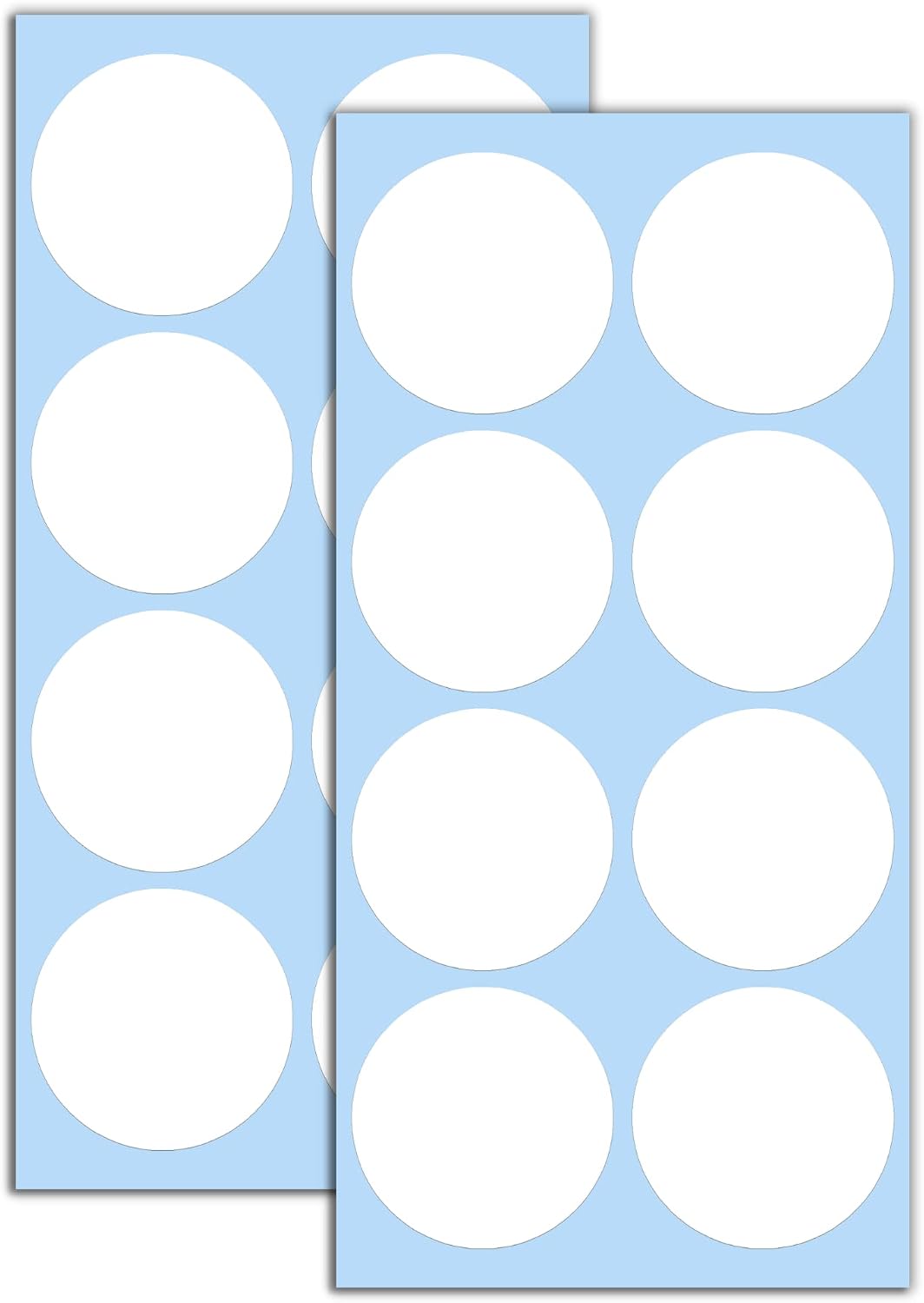 2" Round Large Colored Moving Stickers Labels - 10 Colors, Pack of 240