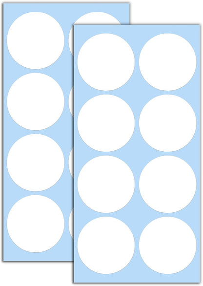 2" Round Large Colored Moving Stickers Labels - 10 Colors, Pack of 240