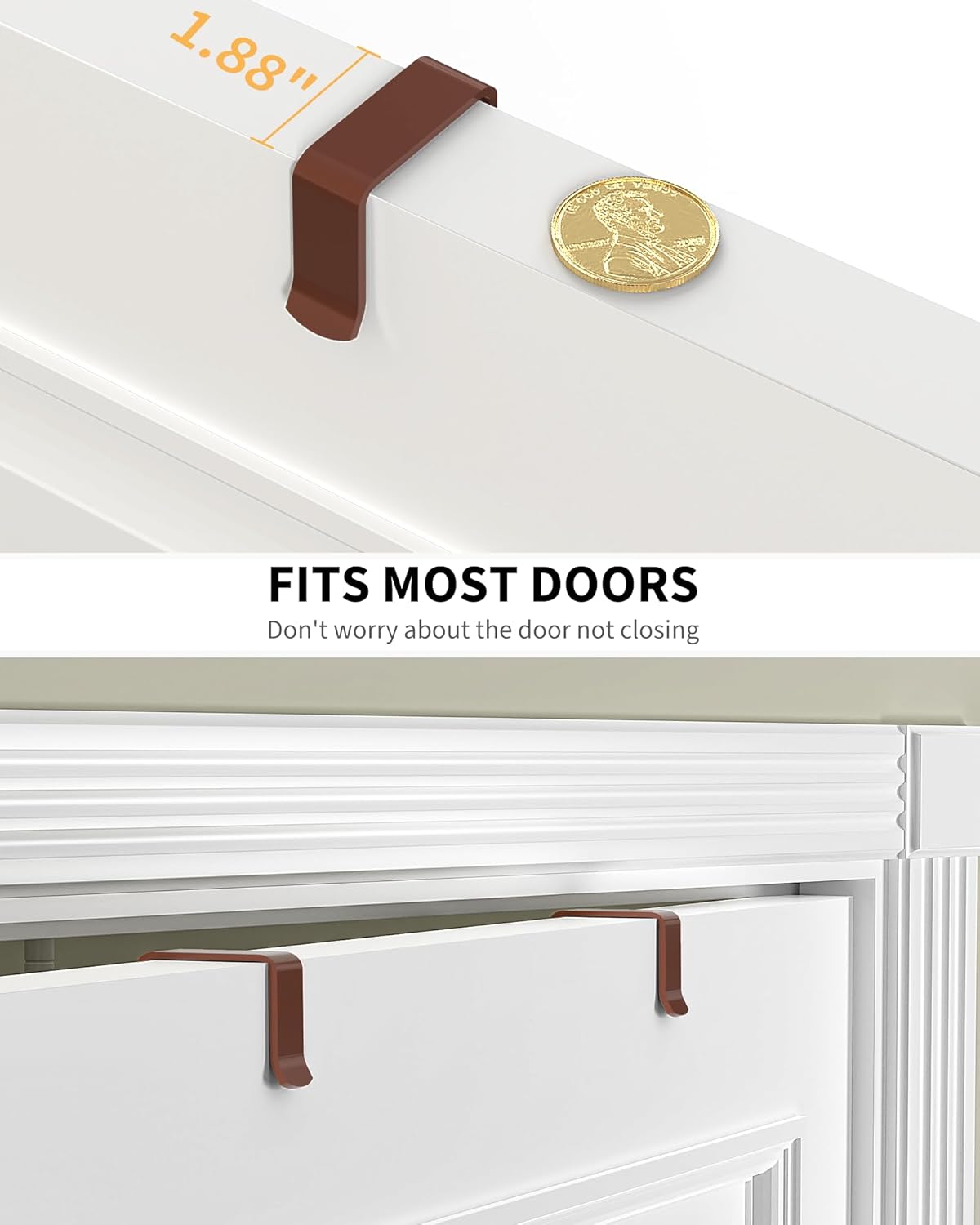 Moforoco White 9-Tier Over The Door Pantry Organizer, Pantry Organization And Storage, Metal Hanging Spice Rack Shelves Door, Home & Kitchen Essentials, Laundry Room Bathroom Organization