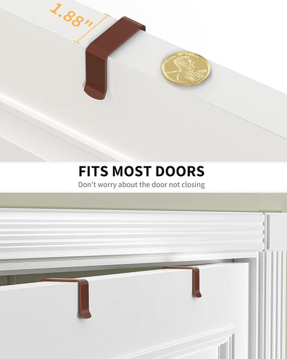 Moforoco White 9-Tier Over The Door Pantry Organizer, Pantry Organization And Storage, Metal Hanging Spice Rack Shelves Door, Home & Kitchen Essentials, Laundry Room Bathroom Organization