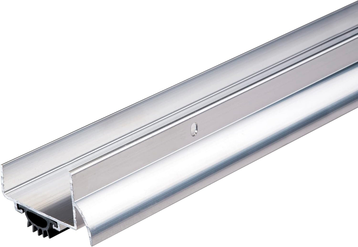 M-D Building Products 49000 36 in. Satin Nickel Aluminum U-Shape Screw-on Under Door Seal