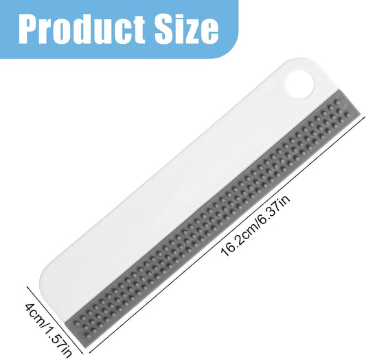 Small Rubber Squeegee, All-Purpose Mini Soft Rubber Window Squeegee Silicone Mini Kitchen Countertop Scraper for Cleaning Sink, Counter, Tiles,Car Windows and Side Mirrors
