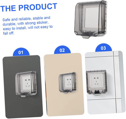 Outanaya Waterproof Outdoor Socket Cover In-Use Design Weatherproof Electrical Outlet Protection for GFCI and Decorator Outlets 1 Set