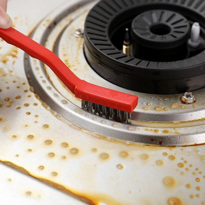 3Pcs Scrub Brush, Cleaning Brush, Steel Wire Brush for Gas Stove, Range Hood Filter & Kitchen Surface Cleaning