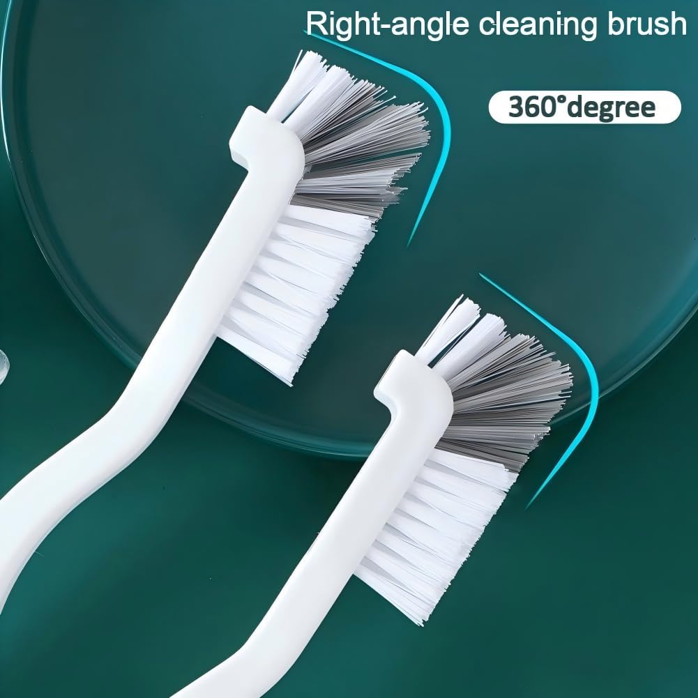 Kitchen Scrub Brush Edge Corner Cleaning Brush Hard Bristle Cleaning Supplies for Kitchen, Bathroom, Corner, Grout, Sink, Cup, Teapot, Bottle, Blender