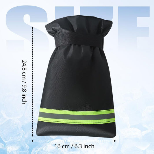 Outdoor Faucet Covers for Winter, 2026 New Insulated Spigot Cover, Waterproof Hose Bib Covers for Freeze Protection - 9.8" x 6.3" (Black, 2pcs)