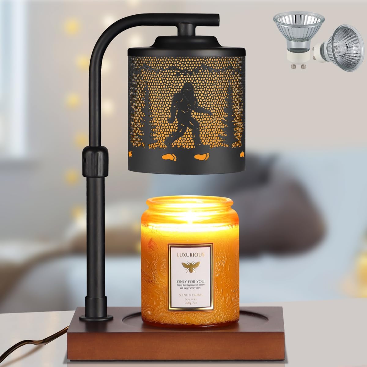 mocosa Candle Warmer Lamp with Adjustable Height Dimmable for New Home Decor Electric Candle Warmer for Jar Candles Birthday Gifts for Women Mom(Hummingbird)