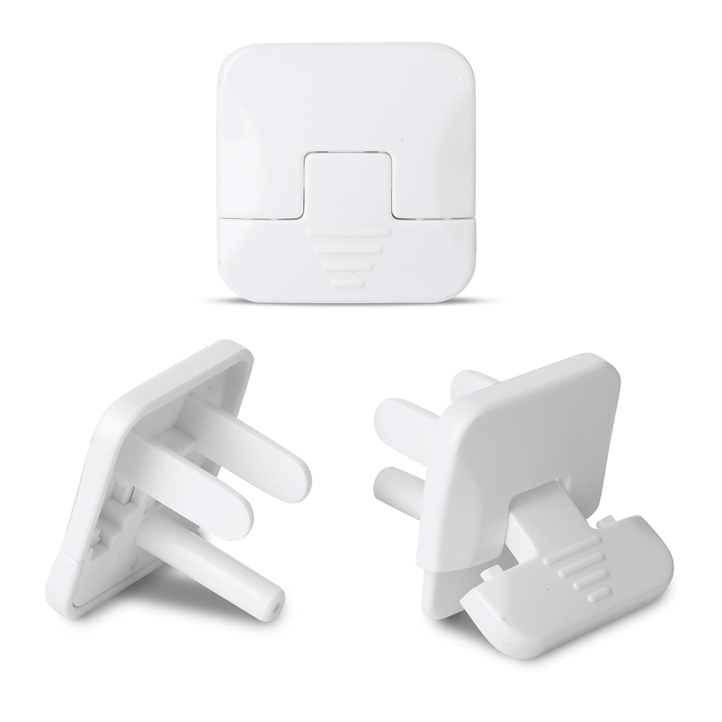 Bates- Outlet Covers Child Proof, 10 Pack, White, 3 Prong Outlet Covers