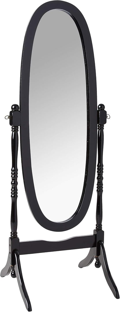 Crown Mark Cheval Mirror, Oak