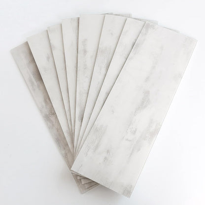 BeNice Peel and Stick Backsplash for Kitchen Tile,Peel and Stick Tiles for Walls Tile Stickers Waterproof Marble Tile Backsplash 3.85"x11.73"(16Tiles) White Gray