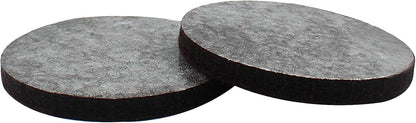 16 Pcs 3"/75mm Felt Furniture Pads Brown Round Self Adhesive | 5mm Thick, Anti Scratch Floor Protectors, For Furniture Feet Chair Legs