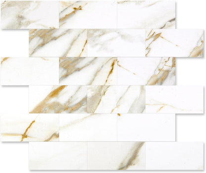 2026 New Upgrade Peel and Stick Backsplash Tile, Peel and Stick 11.34" X 11.57" Wall Tile for Kitchen, Bathroom, Fireplace, Laundry (Beige Ecru, 10 Packs)