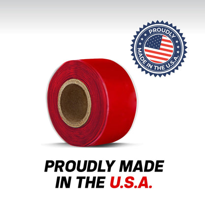 Bond It Rescue Tape, Self-Fusing Silicone for Emergency Plumbing, Pipe & Hose Repair, Electrical Insulation, Waterproof, 950 PSI, Made in USA, 1" x 12', Red