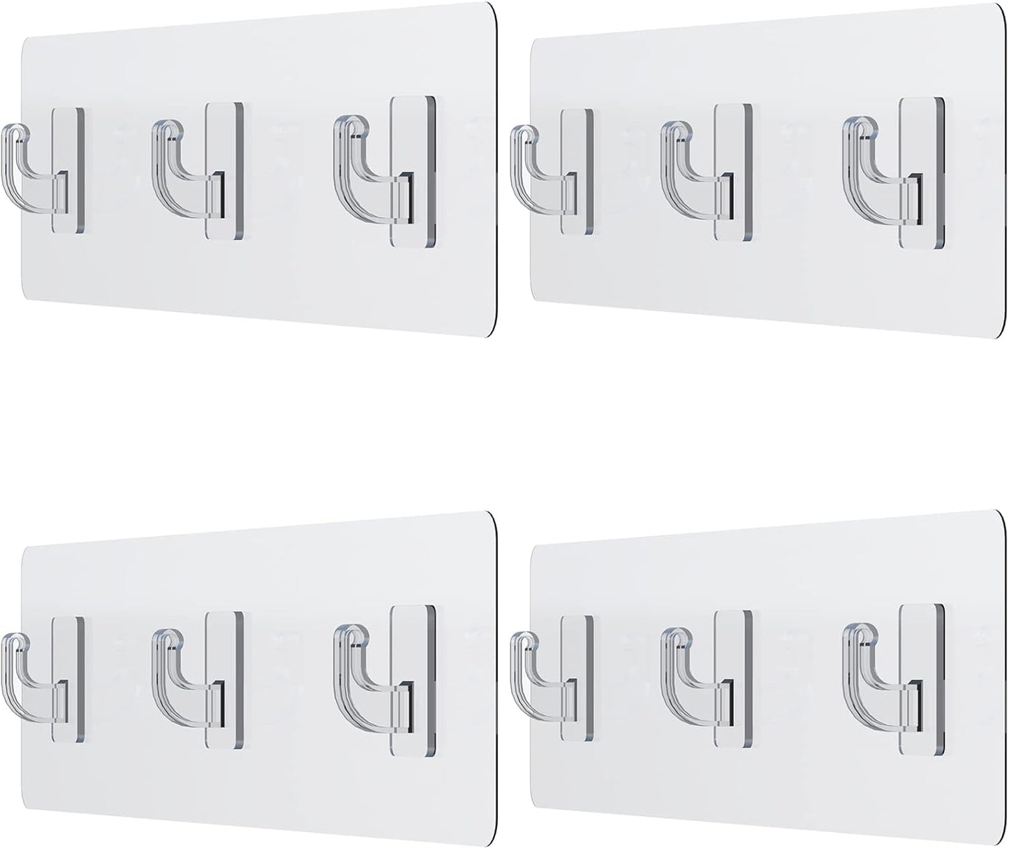 Shower Caddy Adhesive Strips - 2 Pack Replacement for Shower Shelf