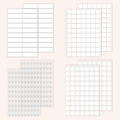 520pcs Double Sided Tape Wall Nano Sticky Dots Mounting Putty Two Sided Adhesive Strong Sticky Tack Multi-Shape Museum Putty No Traces - Crafts Poster Decoration Picture Hanging Crafting Party