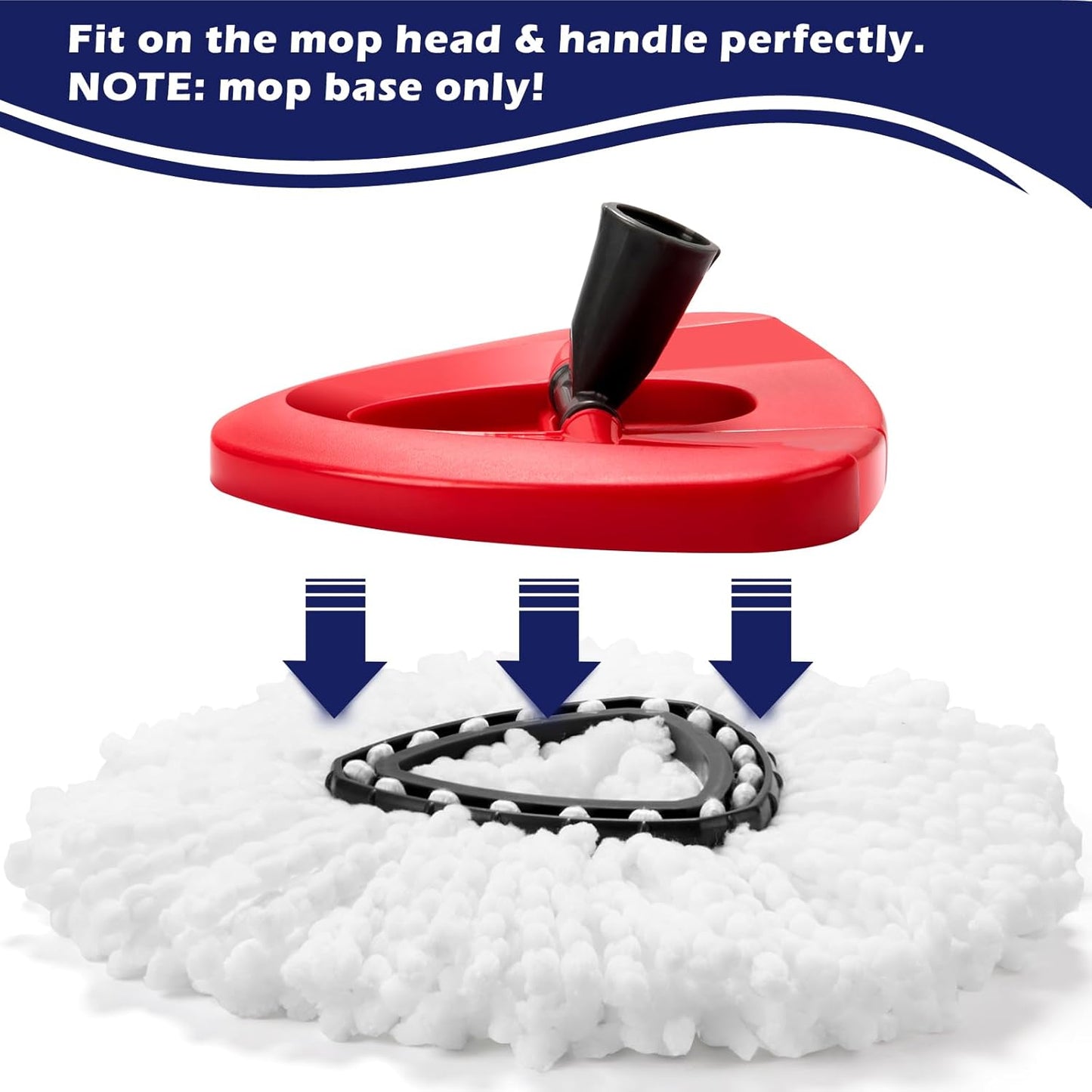 Spin Mop Replacement Base Compatible with O-Ceda EasyWring 1 Tank System, Replacement Base for Spin Mop Head