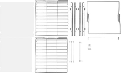 VEVOR Pull Out Cabinet Organizer, 12"W x 21"Dx15.2"H Heavy Duty Slide Out Pantry Shelves, Chrome-Plated Steel Roll Out Drawers for Home,13.5"Wx22"Dx19"H Inside Kitchen Cabinet, Bathroom, Under Sink