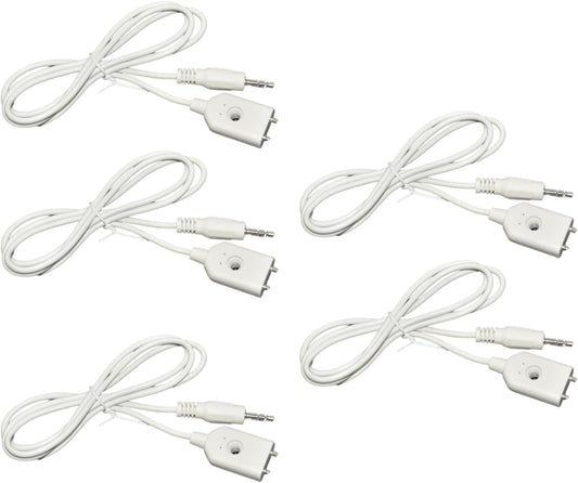 Water Leakage Detection Electrode with 3.5mm Probe, Stainless Steel Sensor Cable for Flood Alarm, for Homes and Factories