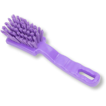 SPARTA 41395EC09 Plastic Scrub Brush, Detail Brush, Kitchen Brush With Hanging Hole For Cleaning, 7 Inches, Green