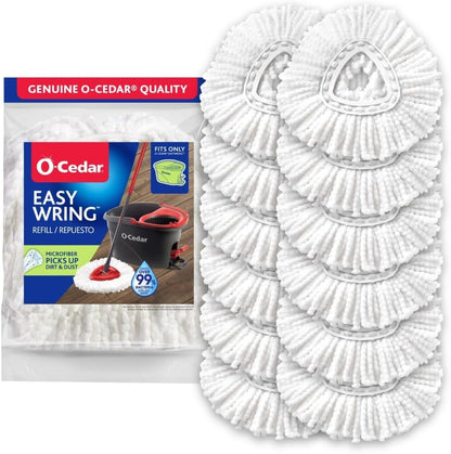 O-Cedar EasyWring Spin Mop Head Refill (Pack of 2)