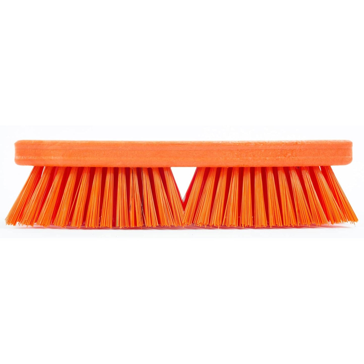 SPARTA Plastic Floor Scrub Brush, Brush Head Only, Deck Brush with ACME Standard Thread Fitting for Deck, Industrial Kitchens, and Hospitals, 10 Inches, Yellow