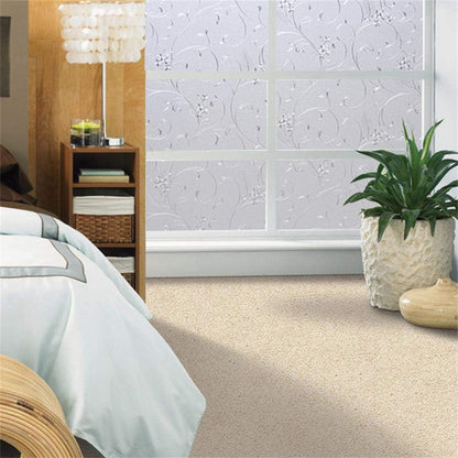 Niviy Window Privacy Film Static Cling Non-Adhesive Window Film Frosted Glass Bathroom Door Decoration Privacy Covering (17.7"x 78.7")
