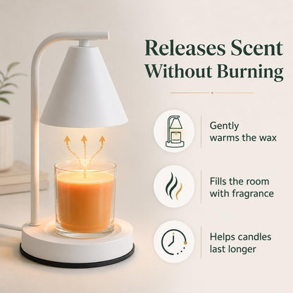 kobodon Candle Warmer Lamp with Timer, Electric Candle Lamp Warmer Birthday for Mom Women Home Bedroom Decor Wax Melt Warmer for Scented Wax with Jar Candles (Dragonfly)