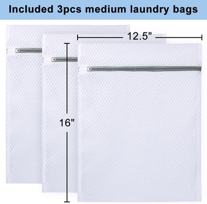 Vivifying Extra Large Mesh Laundry Bag, 2 Pack XXL Oversize Honeycomb Mesh Wash Bags for Washing Machine, Coats, Stuffed Toys, Blanket, Bedding, Sweater, Delicates Clothes (27 x 35 Inches)