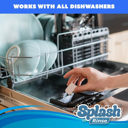 Splash Rinse Dishwasher Cleaner Tablets - Deep Cleaning For All Dishwasher Machine Models