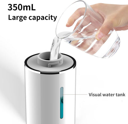 Automatic Foam soap Dispenser, Rechargeable Electric Hand Wash Unit with Motion Sensor, 3 Adjustable Speeds, 350ml Capacity