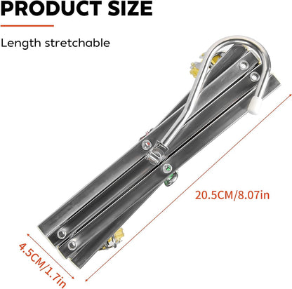 Drying Hanger, Hanging Drying Rack, Drip Hanger Stainless Steel with 10 Pegs for Laundry Underwear Socks, The Clips Release Quickly, Folding Portable