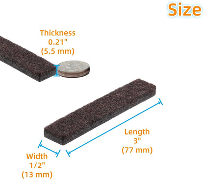 Furnigear Felt Furniture Pads for Hardwood Floors - Self Adhesive Chair Felt Pads, Floor Protector for Furniture Feet, Furniture Sliders Moving Your Furniture Smoothly - Anti Scratch 96 Pcs 3/4" Round