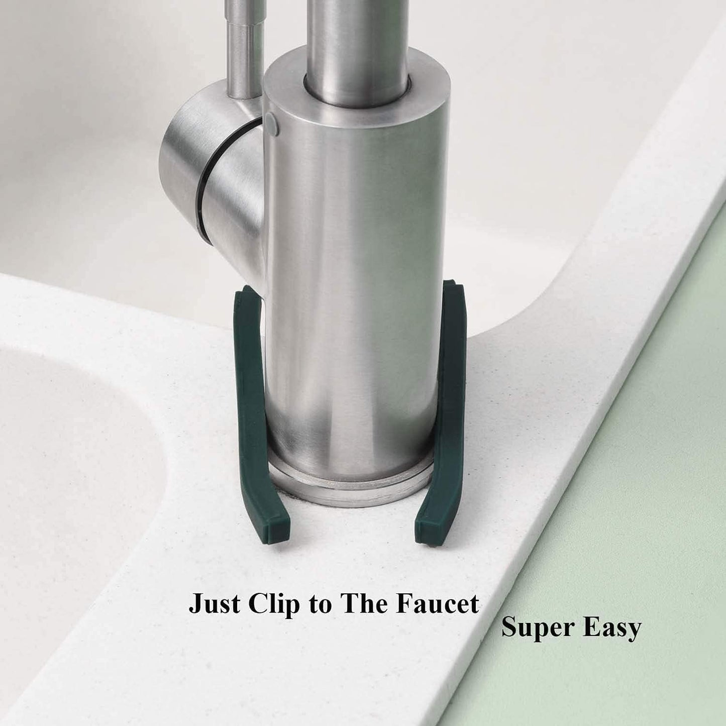 Sink Caddy Sink Sponge Holder - Faucet Rack Shower Tray - Kitchen and Bathroom Metal Organizer Hanging Fix Around Faucet
