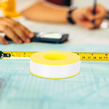 ibasenice PTFE Thread Seal Tape 1 Roll Waterproof Plumbing Tape for Pipes and Tanks Easy to Install for Household and Industrial Use
