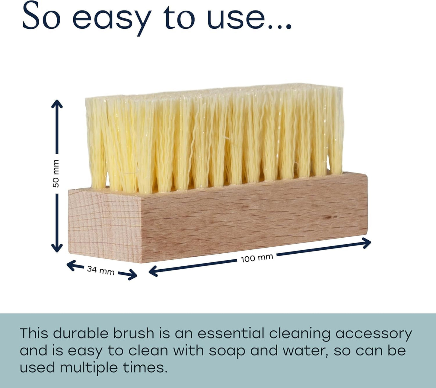 Fabricoat Soft Bristle Brush – Cleaning Brush – Hand Brush – Deep Cleans and Easily Lifts Dirt from Fabric and Upholstery