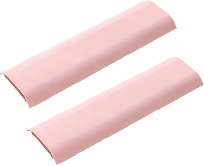 Cable Concealer Cord Cover, Airlxf 2 PCS Self-Adhesive Wall Cable Covers with 4 PCS Double-side Tapes for TV Computer Office Theater (White)