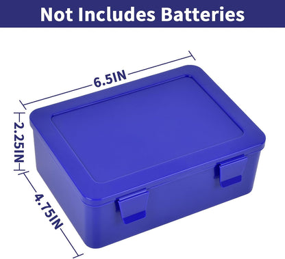 FULLCASE Battery Organizer Storage Case with Tester,Holds 18 AA & 18 AAA Batteries