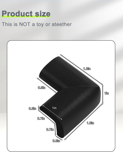 Foam Corner Protector Edge and Corner Guard, with 12.5 feet Length Foam Safety Bumpers, Baby Proofing Safety Table Corner Protectors (Coffee 12.5ft)