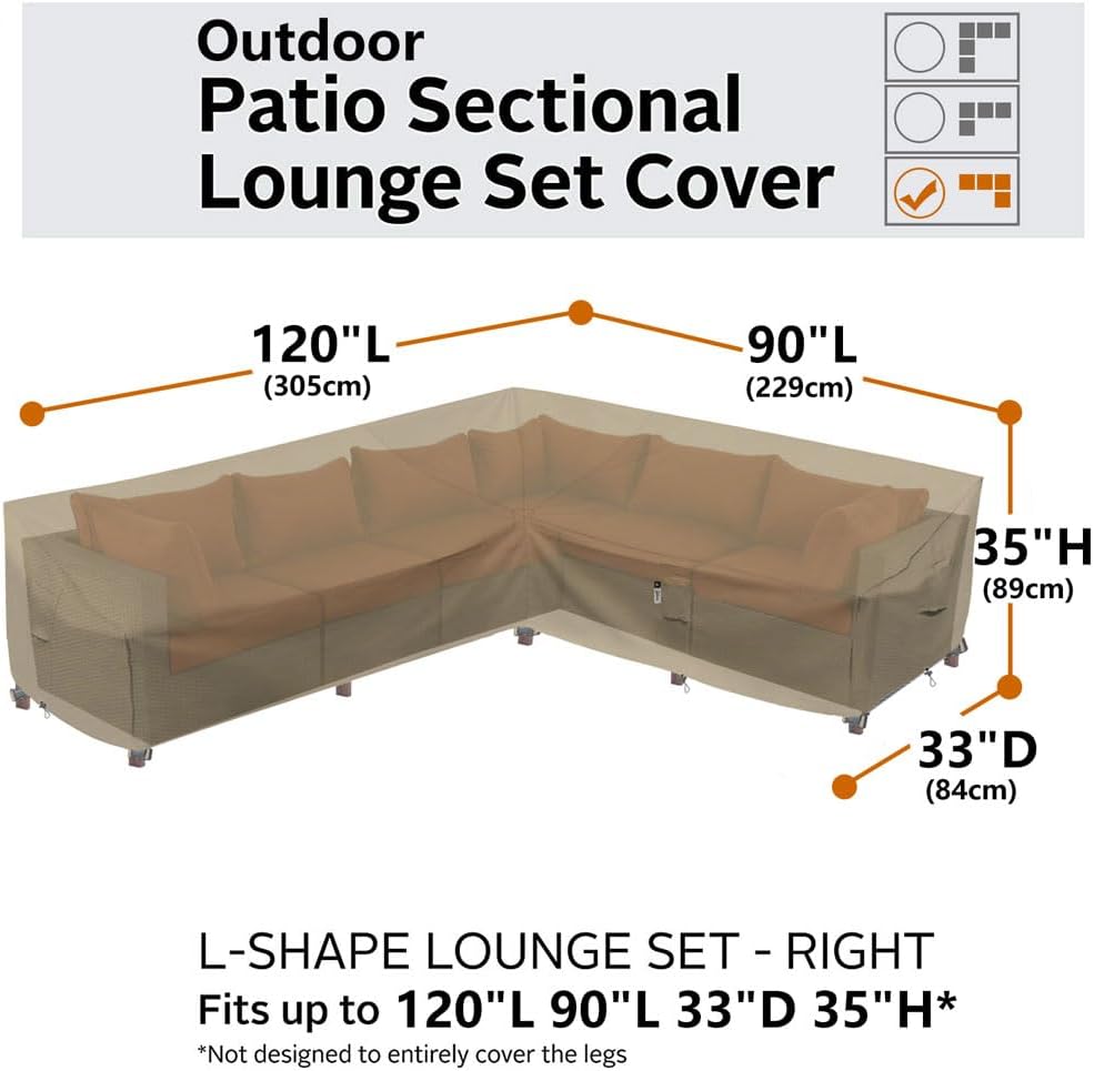 Patio Deck Box Cover, 63x30 Inch Fire Pit Covers with Straps and Handles, Waterproof Heavy Duty Outdoor Furniture Winter Cover for Keter, Suncast, Lifetime Container