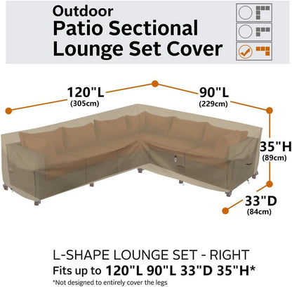 Patio Deck Box Cover, 63x30 Inch Fire Pit Covers with Straps and Handles, Waterproof Heavy Duty Outdoor Furniture Winter Cover for Keter, Suncast, Lifetime Container