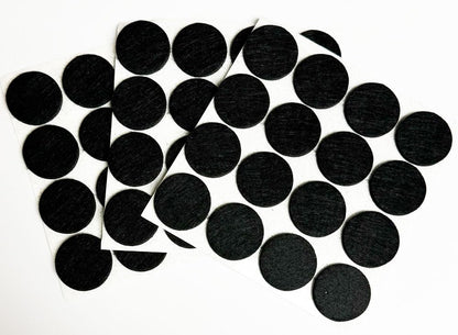 48 Pcs Self Adhesive 1" Round Felt Furniture Pads (White, 1")