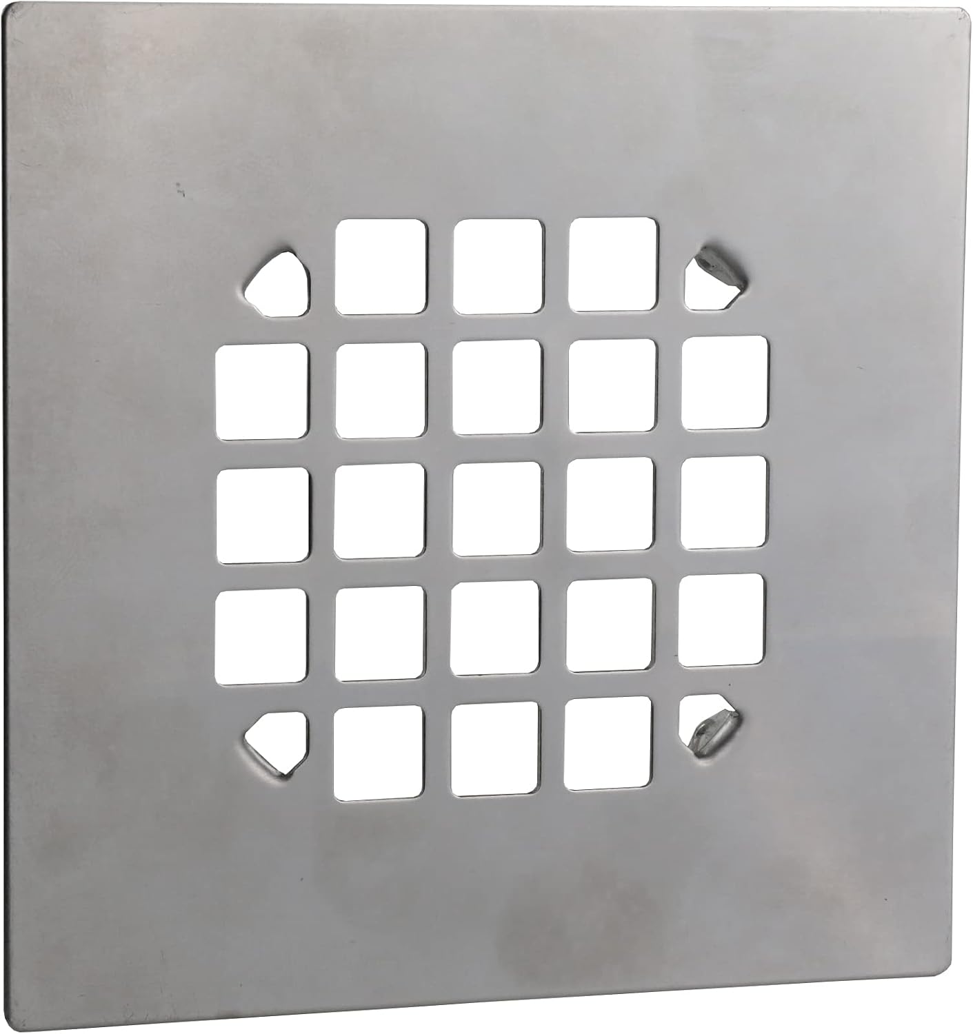 Danco Snap-in Shower Drain Cover with in-Drain Hair Catcher, 4-1/4" Round, White Strainer, (10533)