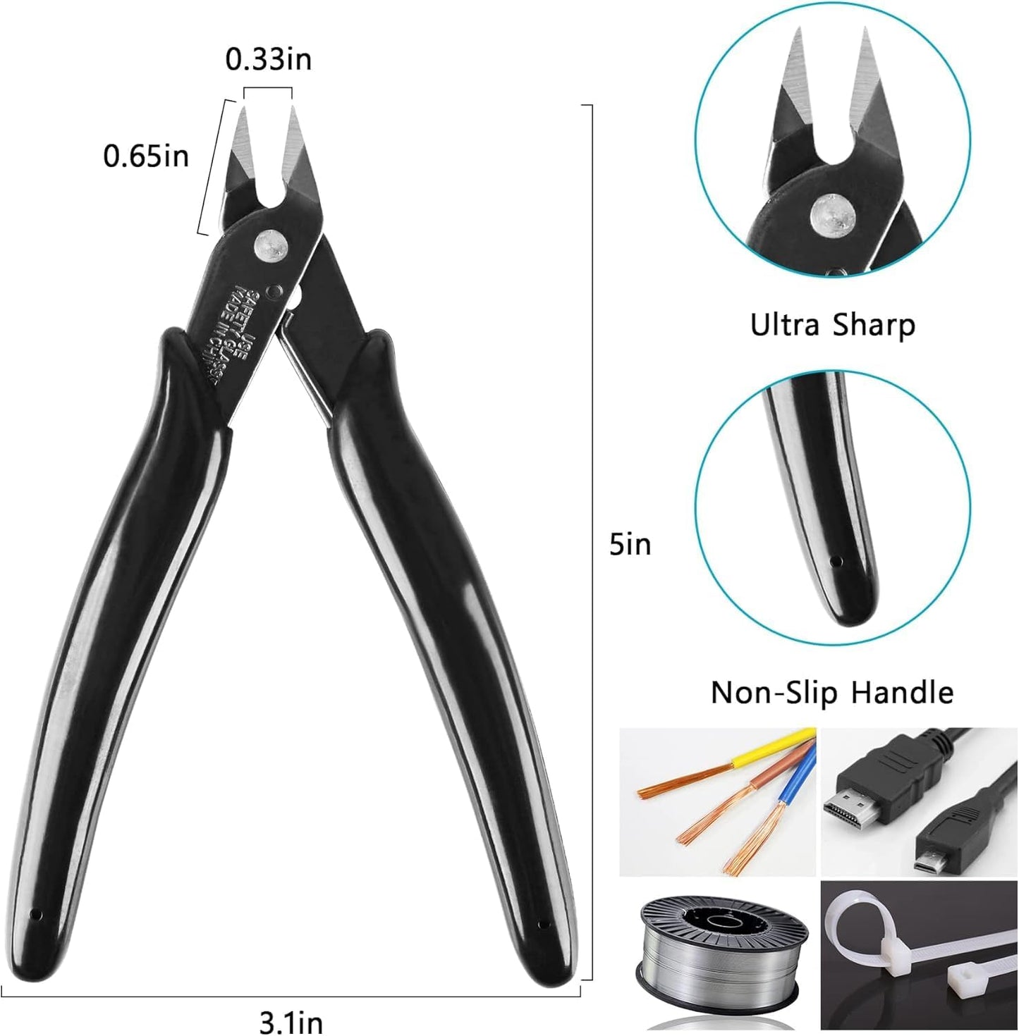 Terminal Pin Removal Tool Kit 82 Pcs Depinning Electrical Connector Pin Extractor Tool Set Wire Terminal Release for Automotive Car Household Devices - Black
