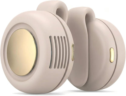 Portable Silent Mini Bladeless Electric fan Clip-On,3-Speed Rotatable Hands-Free Clip-On Fan for Shirt and Waist,Portable Mini Bladeless Fan Clip-On,For Outdoor & Travel & Office & Indoor